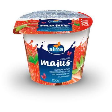 Alma Maasikatega jogurtimaius, 200 g