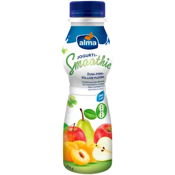 Alma õuna-pirni-kollase ploomi jogurtismuuti, 275 g