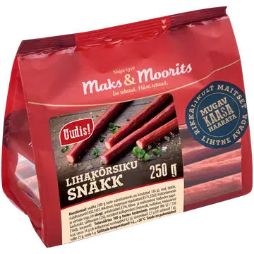 Maks & Moorits Lihakõrsiku Snäkk 250 G