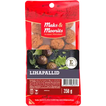Maks & Moorits Lihapallid 350G