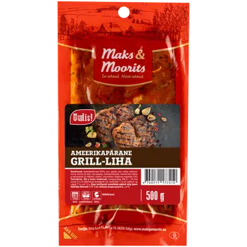 Maks & Moorits Ameerikapärane Grill-Liha 500 G