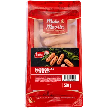 Maks & Moorits Klassikaline viiner 500g
