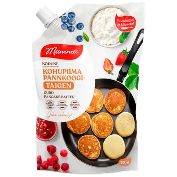 Mamma Kohupiima Pannkoogitaigen 750 G