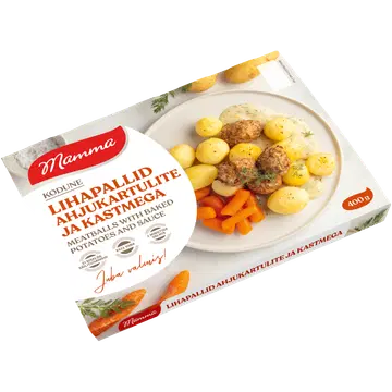 Mamma Lihapallid Ahjukartuli Ja Kastmega 400G