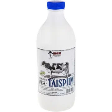 Nopri Täispiim pastöriseeritud 3.8-4.4% 1L