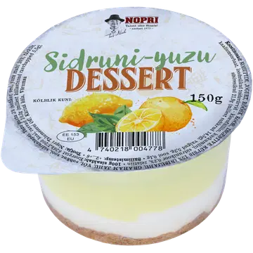 Nopri dessert sidruni-yuzu, 150 g