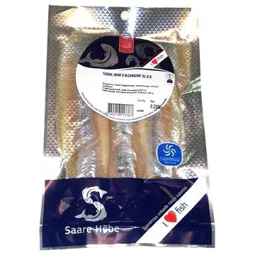 Saare Hõbe Soola Heeringafilee, Nahata 200 G