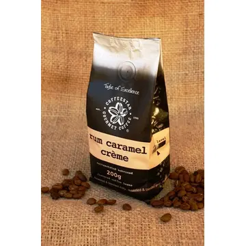 Coffeestar maitsestatud kohvioad rumm-karamell 200g