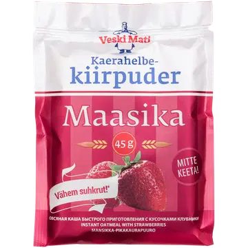 Veski Mati Kaerahelbe kiirpuder Maasika 45 g