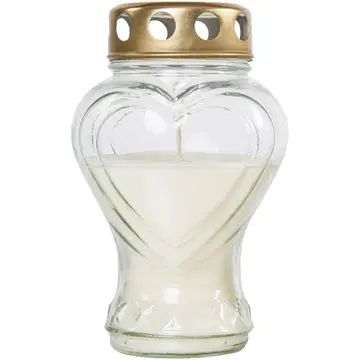 Hansa Candle hauaküünal klaas süda 60h