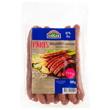 Oskar Grillvorst juustuga päris 400g
