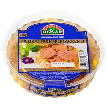 Oskar Delikatess keeletarrend 250g