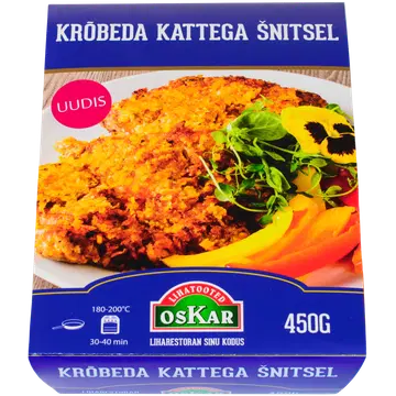 Oskar Krõbeda Kattega Šnitsel 450G