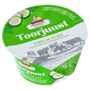 Piimameister Otto toorjuust kurgi ja tilliga 150g