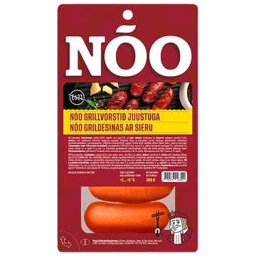 Nõo Nõo Grillvorstid Juustuga 360 G