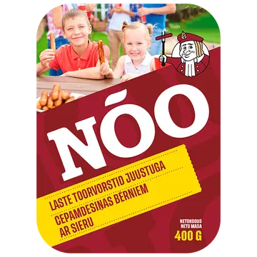 Nõo Laste toorvorstid juustuga 400g