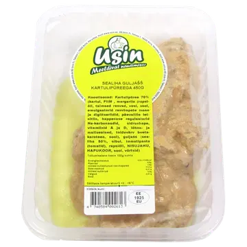USIN Sealiha guljašš kartulipüreega 450 g