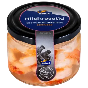 Kaluri Hiidkrevetid Soolvees 250 G