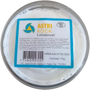 Astri Köök Leivadessert 170G