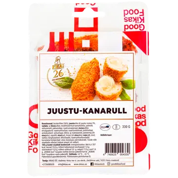 Kikas Juustu-Kanarull 330 G