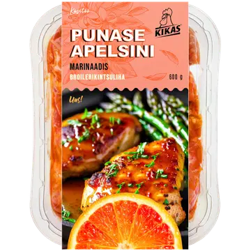 Kikas Broilerikintsuliha punase apelsini maitselises marinaadis 600 g