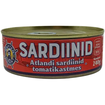 Kapten Grant sardiinid tomatikastmes 240g