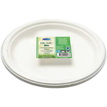 Smile taldrikud Picnic suhkruroost 26cm 10tk