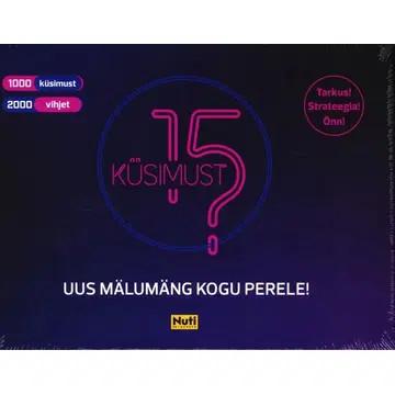 Lauamäng 15 küsimust