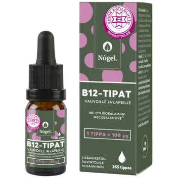 Nogel B12 tilgad beebidele ja lastele 10ml