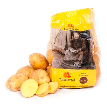Kartul pestud kollane 2,5 kg