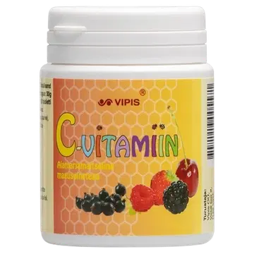 Vipis C-vitamiin aiamarjamaitseline magusinetega 30 g