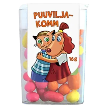 Maiasmokk Lotte puuviljamaitselised kommid 16 g