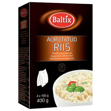 Baltix aurutatud riis 4 x 100 g