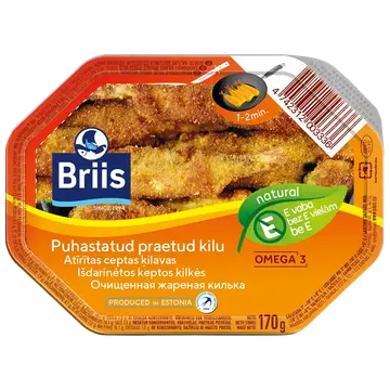 Briis Puhastatud Praetud Kilu 170G