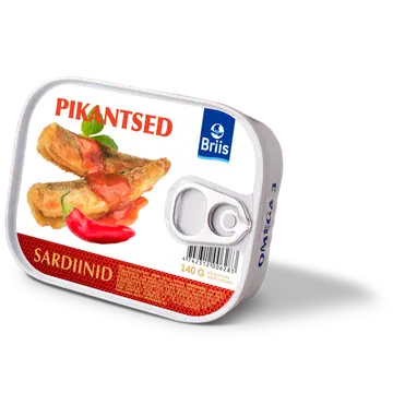 Briis Balti Sardiinid Pikantsed 140 G