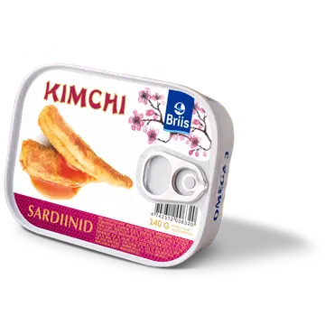 Briis Balti Sardiinid Kimchi 140 G