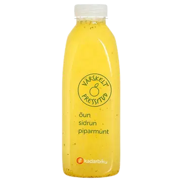 Kadarbiku õuna, sidruni, piparmündi värske mahl 750 ml