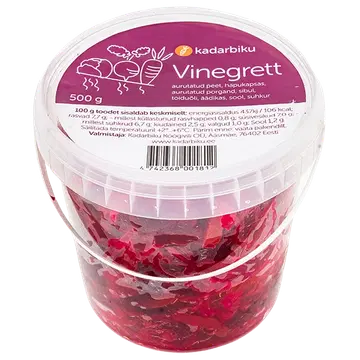 Vinegrett 500g Kadarbiku