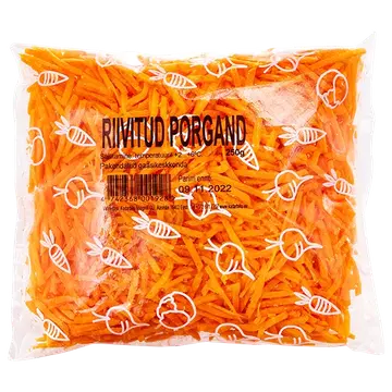 Riivitud porgand 250g Kadarbiku