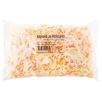 Riivitud kapsas ja porgand 300g Kadarbiku