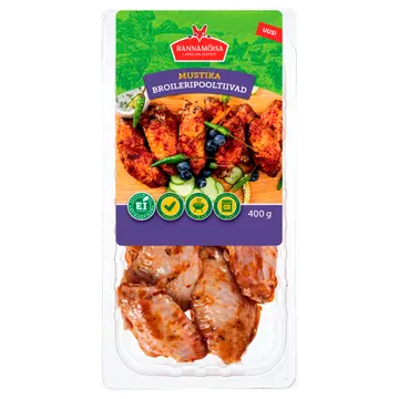 Rannamoisa Mustika Broileripooltiivad 400G