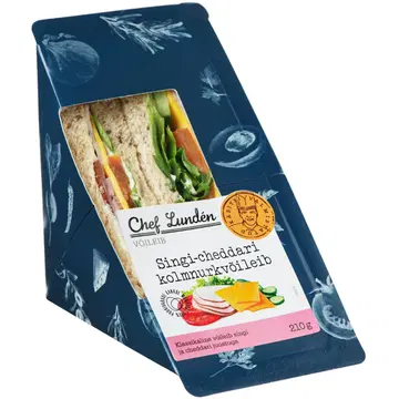 Chef Lunden Suitsusingi-Cheddar Juustu Võileib 210G