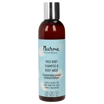 Nurme õrnatoimeline 2in1 šampoon/dušigeel beebidele 200 ml ÖKO