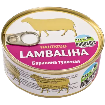 Koduküla hautatud lambaliha 250g / lihasisaldus 75%