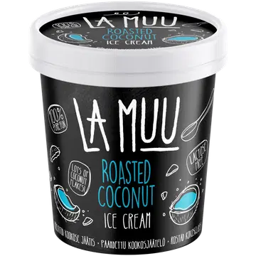 La Muu Laktoosivaba Kookosejäätis 250 g/500 ml