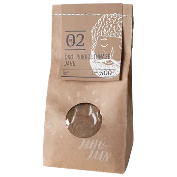 Jahu-jaan öko rukkilinnase jahu 500 g
