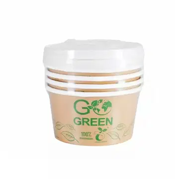 Go Green biolagunevad toidukarbid 350ml, 5tk