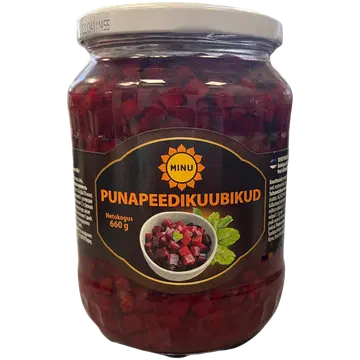 Minu punapeedikuubikud 660g