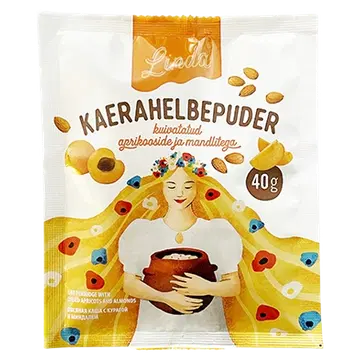Linda kaerahelbepuder aprikooside ja mandlitega 40g