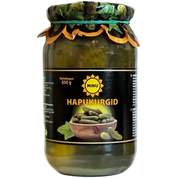 Minu hapukurgid 850/450 gr